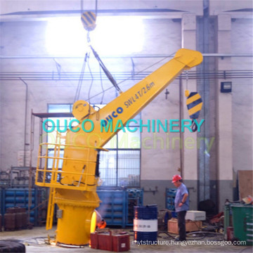 Simple Structure Electro Fixed Boom Marine Cranes